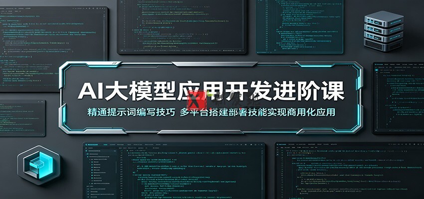 AI大模型应用开发进阶课:精通提示词编写技巧,多平台搭建部署技能实现商用化应用-新发现资源网
