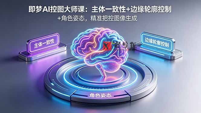 (18619期)即梦AI控图大师课:主体一致性+边缘轮廓控制+角色姿态,精准把控图像生成-新发现资源网
