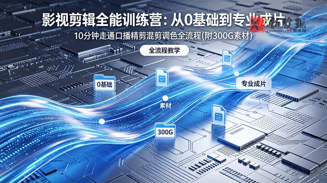 (18664期)2026影视剪辑全能实战课|0基础到专业成片,全流程教学,高清带300G素材 (18664期)2026影视剪辑全能实战课|0基础到专业成片,全流程教学,高清带300G素材