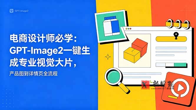 (18693期)电商设计师必学-更新:GPT-Image2一键生成专业视觉大片,产品图到详情页全流程 (18693期)电商设计师必学-更新:GPT-Image2一键生成专业视觉大片,产品图到详情页全流程