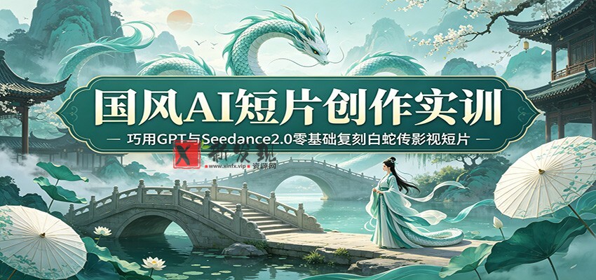 国风AI短片创作实训:巧用GPT与Seedance2.0零基础复刻白蛇传影视短片-新发现资源网
