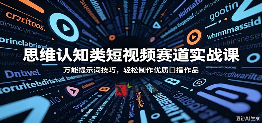 思维认知类短视频赛道实战课:万能提示词技巧,轻松制作优质口播作品 思维认知类短视频赛道实战课:万能提示词技巧,轻松制作优质口播作品