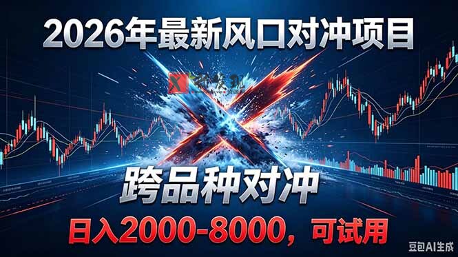 （18827期）2026创业新风口！最新对冲！跨品种对冲！日收益2000-6000+-新发现资源网