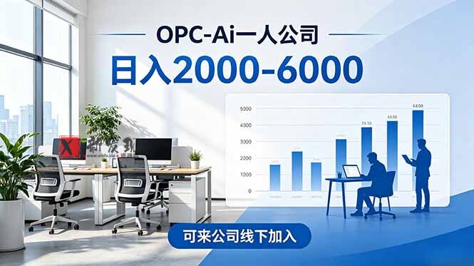 (18809期)2026创业新风口—OPC一人公司模式震撼首发!日收益2000-6000+,项目绿色长久,安全稳健,合… (18809期)2026创业新风口—OPC一人公司模式震撼首发!日收益2000-6000+,项目绿色长久,安全稳健,合…