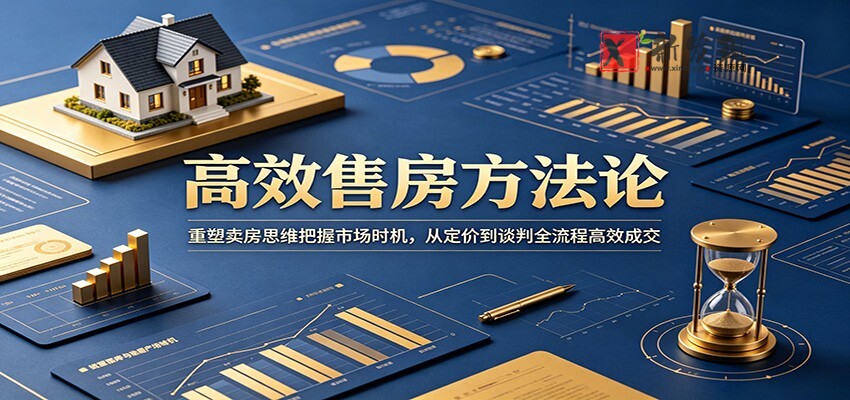 高效售房方法论:重塑卖房思维把握市场时机,从定价到谈判全流程高效成交 高效售房方法论:重塑卖房思维把握市场时机,从定价到谈判全流程高效成交