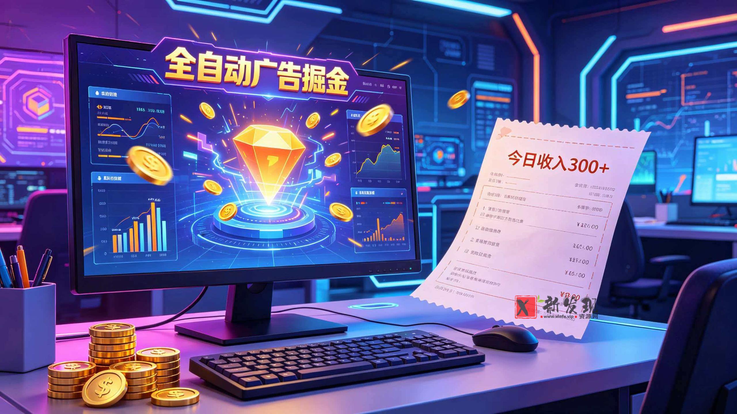 全自动广告掘金,日入300+。全程Ai自动化运行,解放双手,时间自由。收益稳定 全自动广告掘金,日入300+。全程Ai自动化运行,解放双手,时间自由。收益稳定