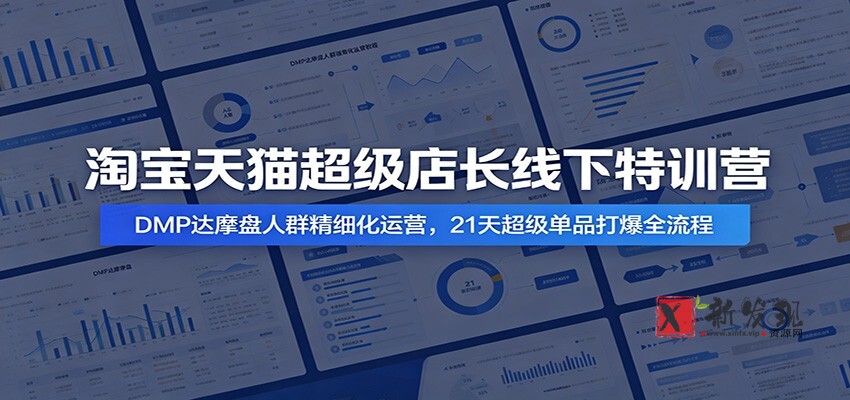 淘宝天猫超级店长线下特训营:DMP达摩盘人群精细化运营,21天超级单品打爆全流程 淘宝天猫超级店长线下特训营:DMP达摩盘人群精细化运营,21天超级单品打爆全流程