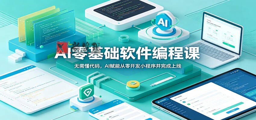 AI零基础软件编程课:无需懂代码,AI赋能从零开发小程序并完成上线 AI零基础软件编程课:无需懂代码,AI赋能从零开发小程序并完成上线