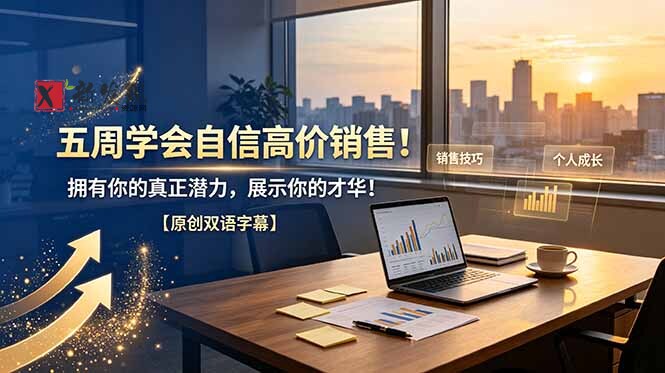 （19071期）五周学会自信高价销售！拥有你的真正潜力，展示你的才华！【原创双语字幕】-新发现资源网