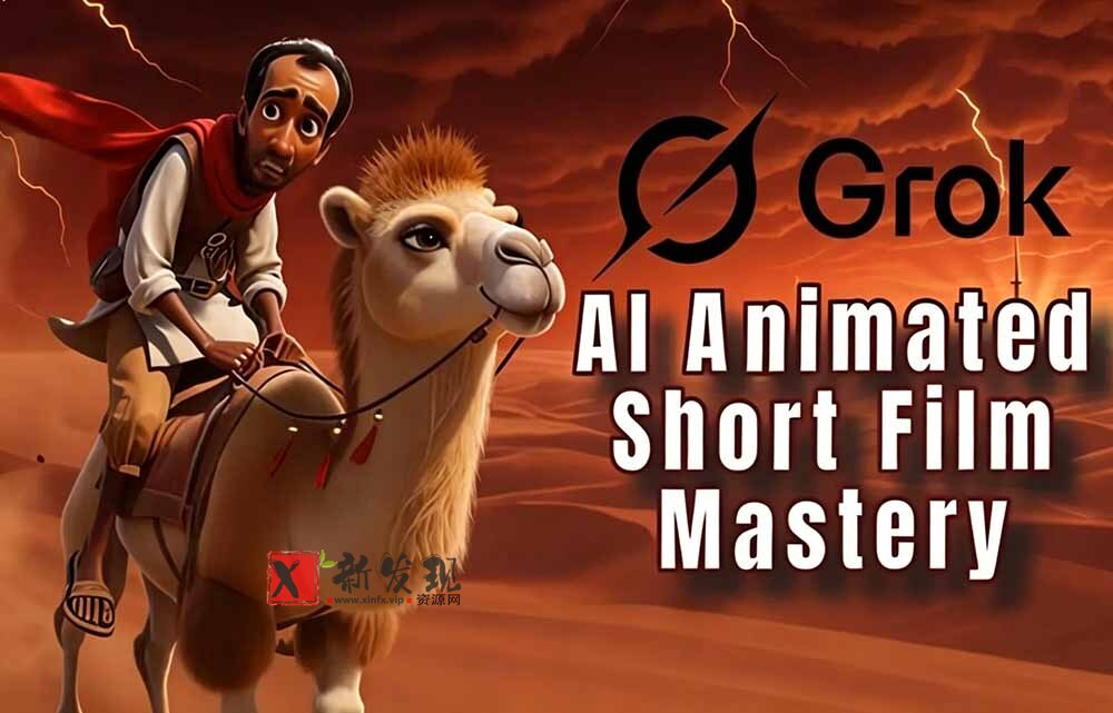 (19305期)Grok Imagine AI故事动画短片实战:电影级视觉效果+角色一致性+高级提示词+后期剪辑全流程 (19305期)Grok Imagine AI故事动画短片实战:电影级视觉效果+角色一致性+高级提示词+后期剪辑全流程