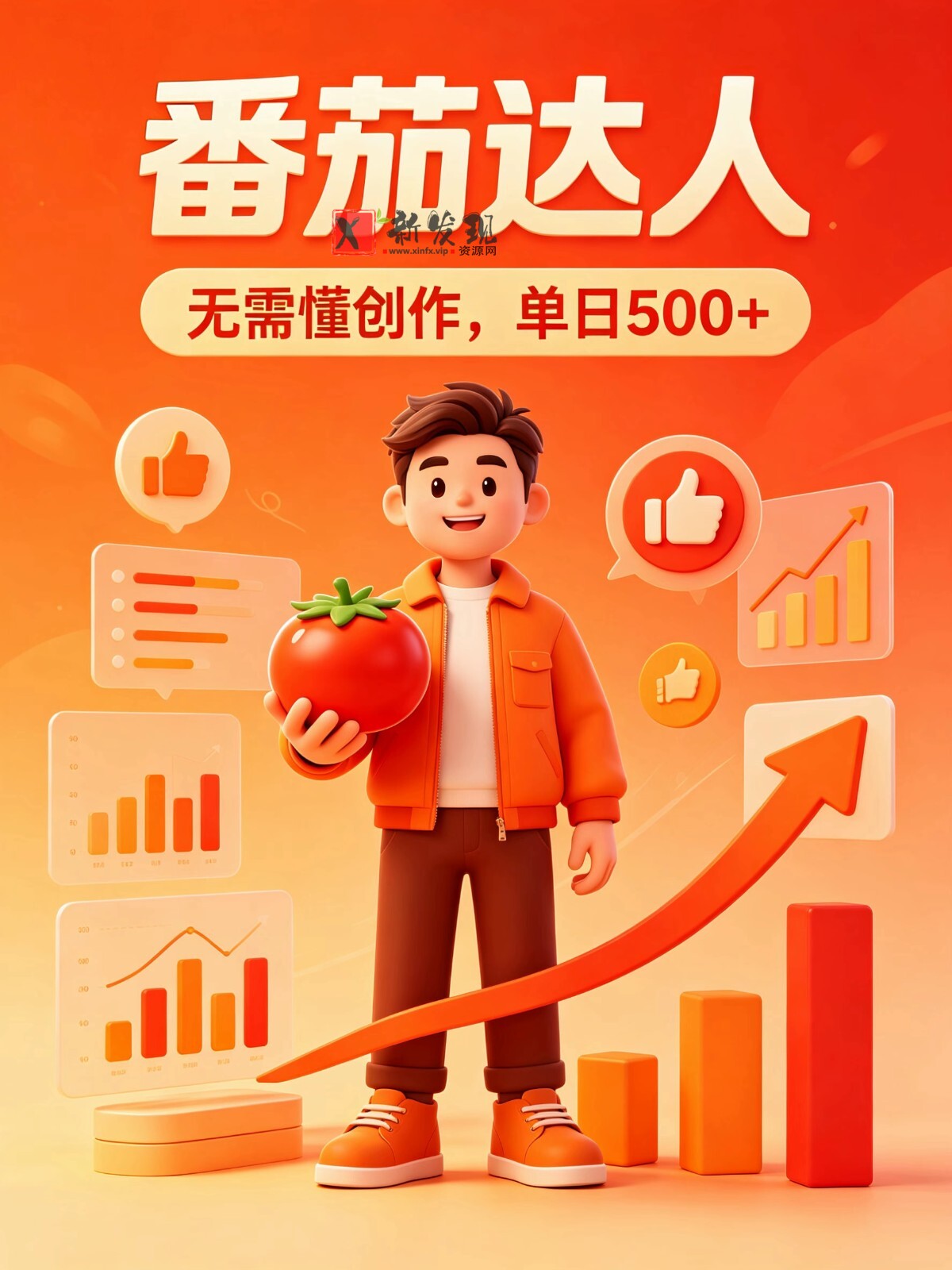 番茄小说达人全自动变现,普通人轻松日入500+-新发现资源网