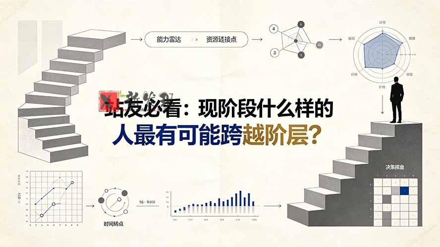 (19475期)付费文章:站友必看:现阶段什么样的人最有可能跨越阶层?-新发现资源网