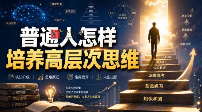 付费文章：普通人怎样培养高层次思维-新发现资源网