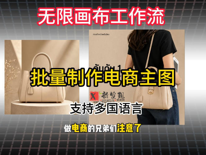 批量复刻电商爆款主图工作流搭建教学,批量下载,支持多国语言,不管是国内电商还是跨境店群都能用-新发现资源网