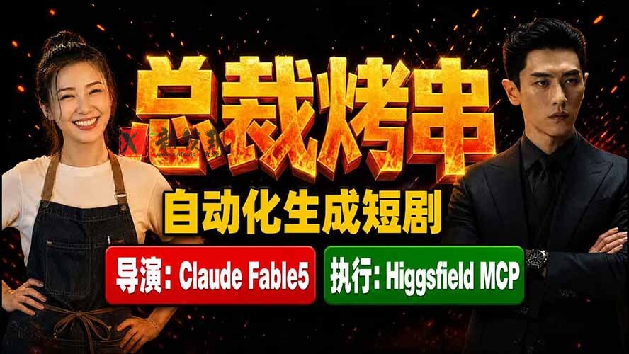 (19541期)《总裁烤串》真人短剧全自动诞生!Claude Fable5 当导演,Higgsfield MCP 执行! (19541期)《总裁烤串》真人短剧全自动诞生!Claude Fable5 当导演,Higgsfield MCP 执行!