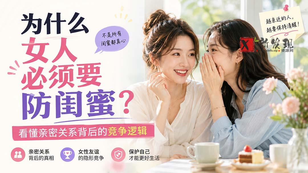 （20114期）付费文章：为什么女人必须要防闺蜜？看懂亲密关系背后的竞争逻辑-新发现资源网
