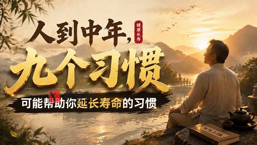（19707期）付费文章：人到中年，九个可能帮助你延长寿命的习惯