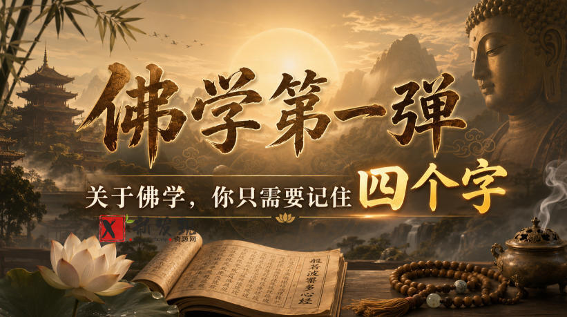 付费文章：佛学第一弹，关于佛学，你只需要记住四个字-新发现资源网