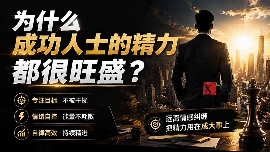 （19754期）付费文章：为什么成功人士的精力都很旺盛？