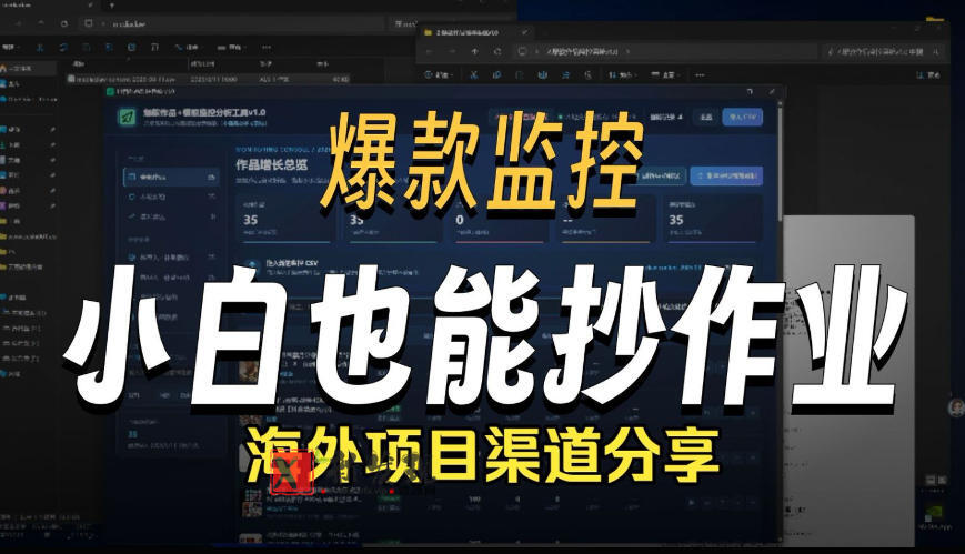 抖音爆款数据监控工具_海外网盘拉新渠道
