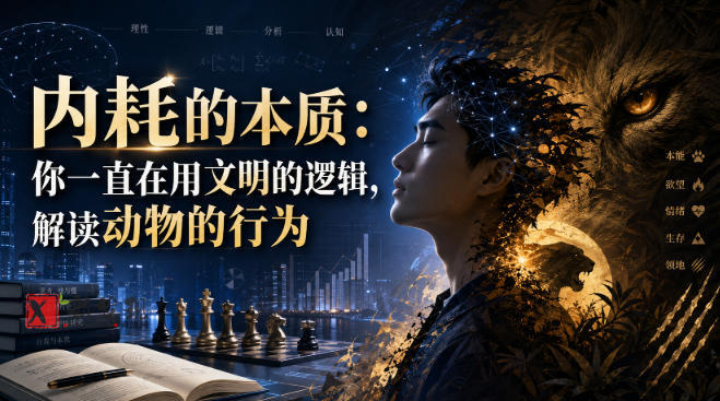 付费文章:内耗的本质:你一直在用文明的逻辑,解读动物的行为-新发现资源网