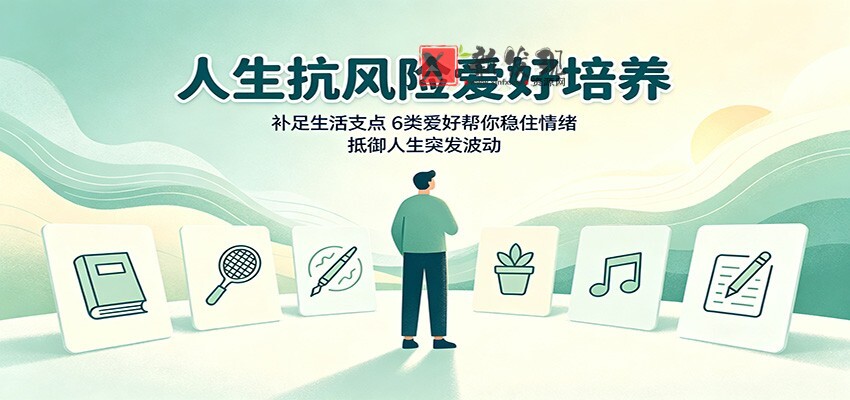 人生抗风险爱好培养：补足生活支点，6类爱好帮你稳住情绪，抵御人生突发波动-新发现资源网