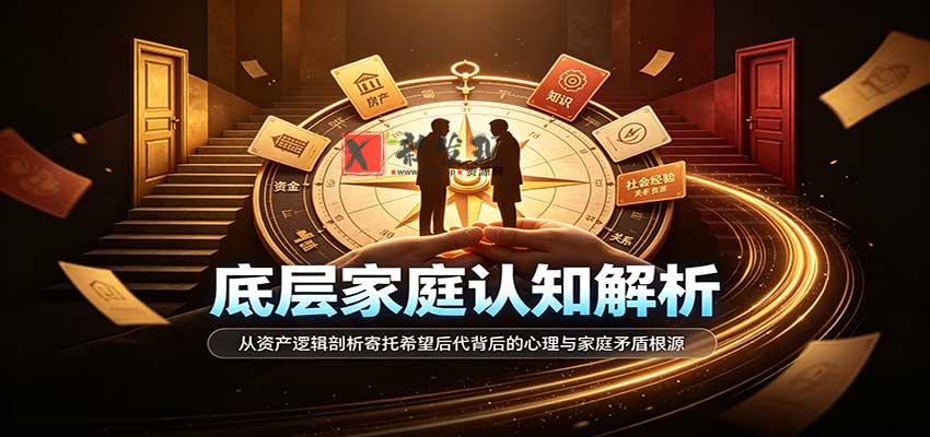 底层家庭认知解析:从资产逻辑剖析寄托希望后代背后的心理与家庭矛盾根源-新发现资源网