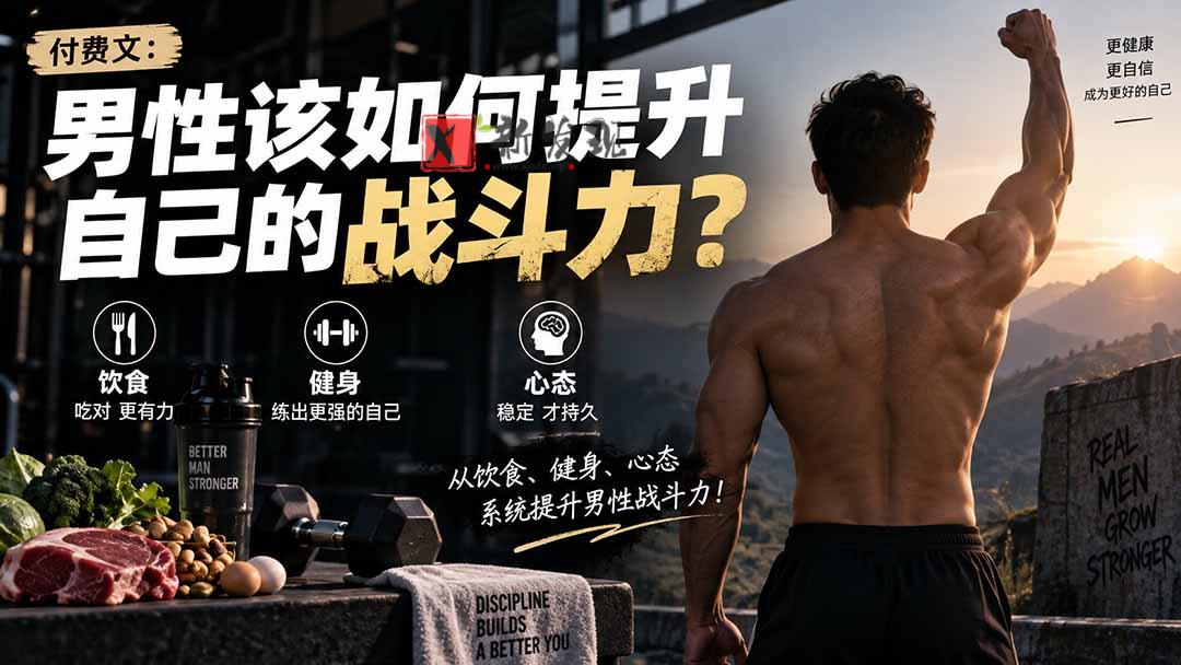 （20421期）付费文章：男性该如何提升自己的战斗力？-新发现资源网