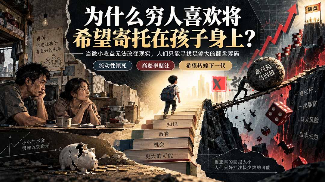（20318期）社群精品文章：为什么穷人喜欢将希望寄托在孩子身上？-新发现资源网