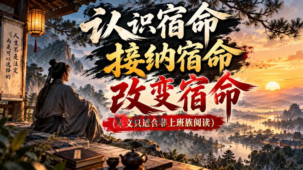 某公众号付费文章：认识宿命，接纳宿命，改变宿命（本文只适合非上班族阅读）-新发现资源网