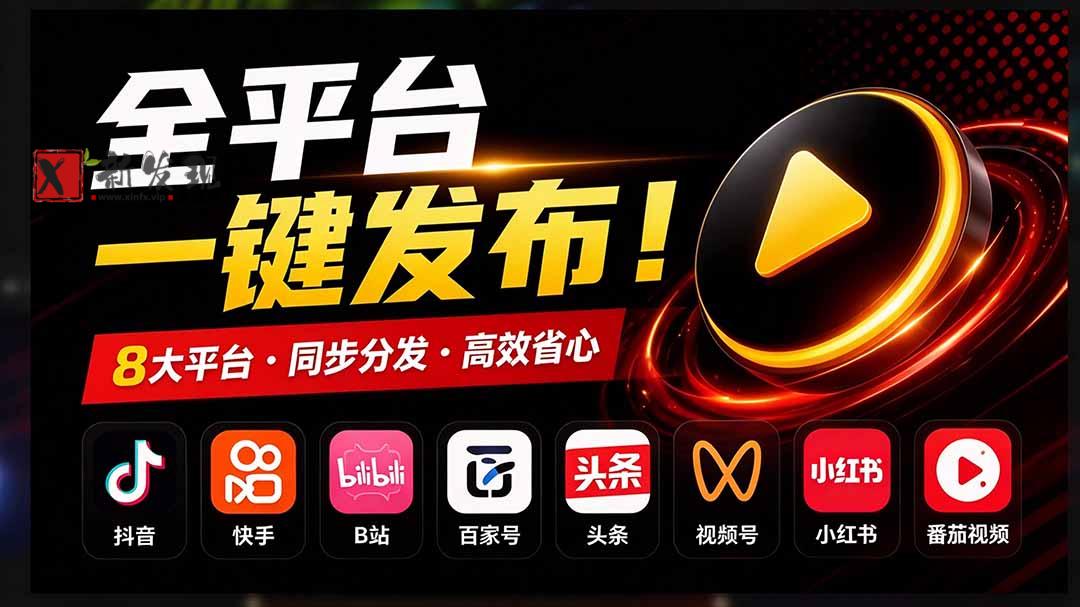一条视频要发七八个平台，这太麻烦了？自媒体矩阵账户批量发布工具来了！开源且免费 MatrixMedia-新发现资源网