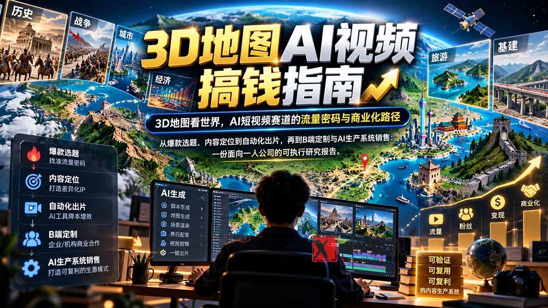 (21181期)3D地图AI视频搞钱指南,3D地图看世界,AI短视频赛道的流量密码与商业化路径【文档】 20261027050148-6ae0303cc35fa.jpg