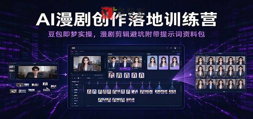 AI漫剧创作落地训练营:豆包即梦实操,漫剧剪辑避坑附带提示词资料包(更新) 20261028050047-6ae1817f8fe90.jpg