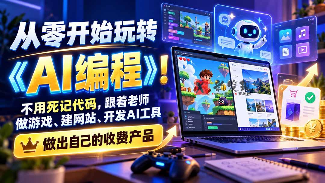 (21210期)从零开始玩转《AI编程》!不用死记代码,跟着老师做游戏、建网站、开发AI工具,最后完成自己的收费产品 20261028110041-6ae1d5d9b7eaf.jpg