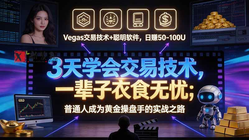 3 天学会 "顺势而为交易系统"，趋势看得懂、下单有依据：软件自动帮你盯盘，新手也能稳定复利-新发现资源网