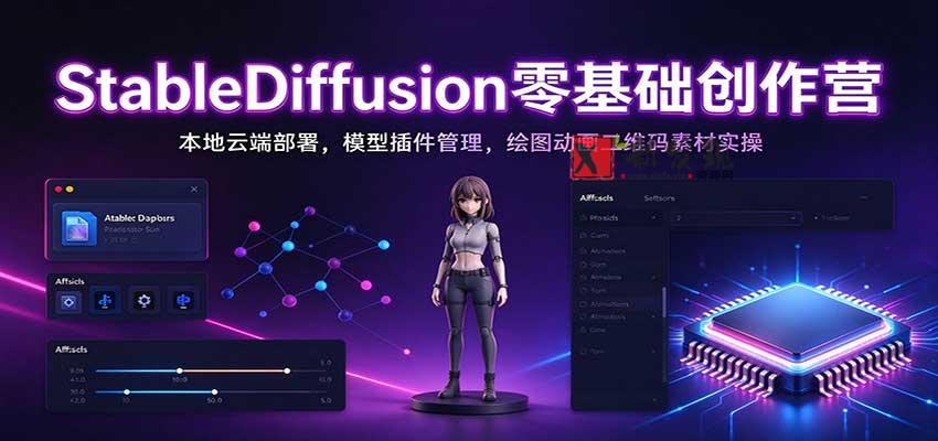 StableDiffusion零基础创作营:本地云端部署,模型插件管理,绘图动画二维码素材实操 20261029170042-6ae37bbaba129.jpg