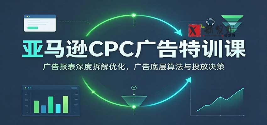 亚马逊CPC广告特训课:广告报表深度拆解优化,广告底层算法与投放决策【高阶】 20261030170112-6ae4cd583a966.jpg