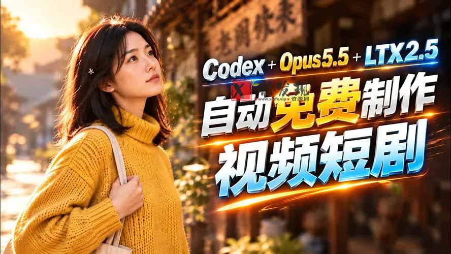 (21266期)Codex 出图 + 免费 LTX-2.5 生成视频,Claude Opus 5.5 全自动剪出 1 分钟情感短剧《停了的表》 20261031030213-6ae55a35253ad.jpg