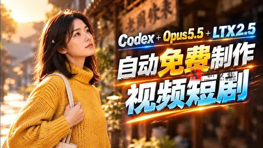 (21266期)Codex 出图 + 免费 LTX-2.5 生成视频,Claude Opus 5.5 全自动剪出 1 分钟情感短剧《停了的表》 20261031030213-6ae55a354bcca.jpg