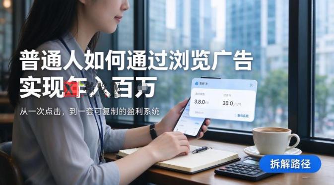 2026最新技术，24小时全自动浏览广告，全网独家项目，单台设备日入200+新手小白可快速上手，支持实地学习实地考察【揭秘】-新发现资源网